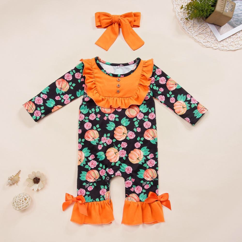 Boutique Fall Thanksgiving baby girl outfit